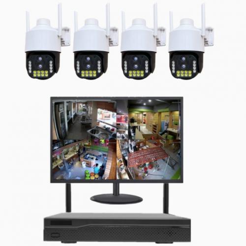 无线360摄影像头监控器设备高清套装店铺商用家庭室内外手机远程