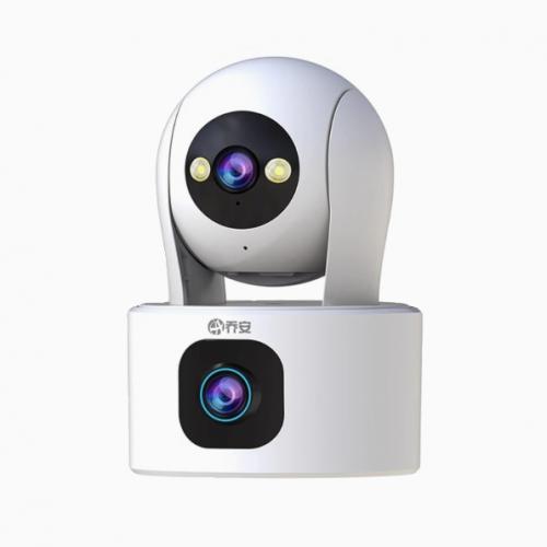 乔安无线摄像头高清夜视360度全景无死角家用手机远程监控摄影