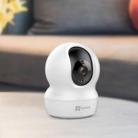 海康威视H6C摄像影头家用手机无线wifi远程室内360度无死角监控器32G